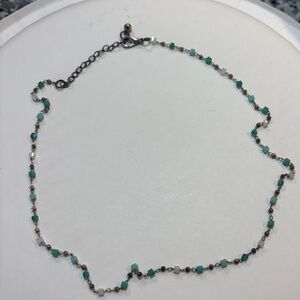 Teal Bead Necklace